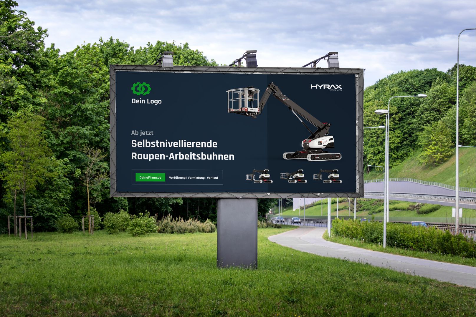 HYRAX-Händler Billboard